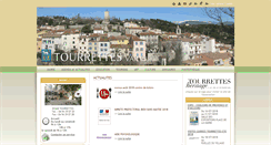 Desktop Screenshot of mairie-tourrettes-83.fr